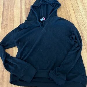 Super soft and comfy cropped black hoodie